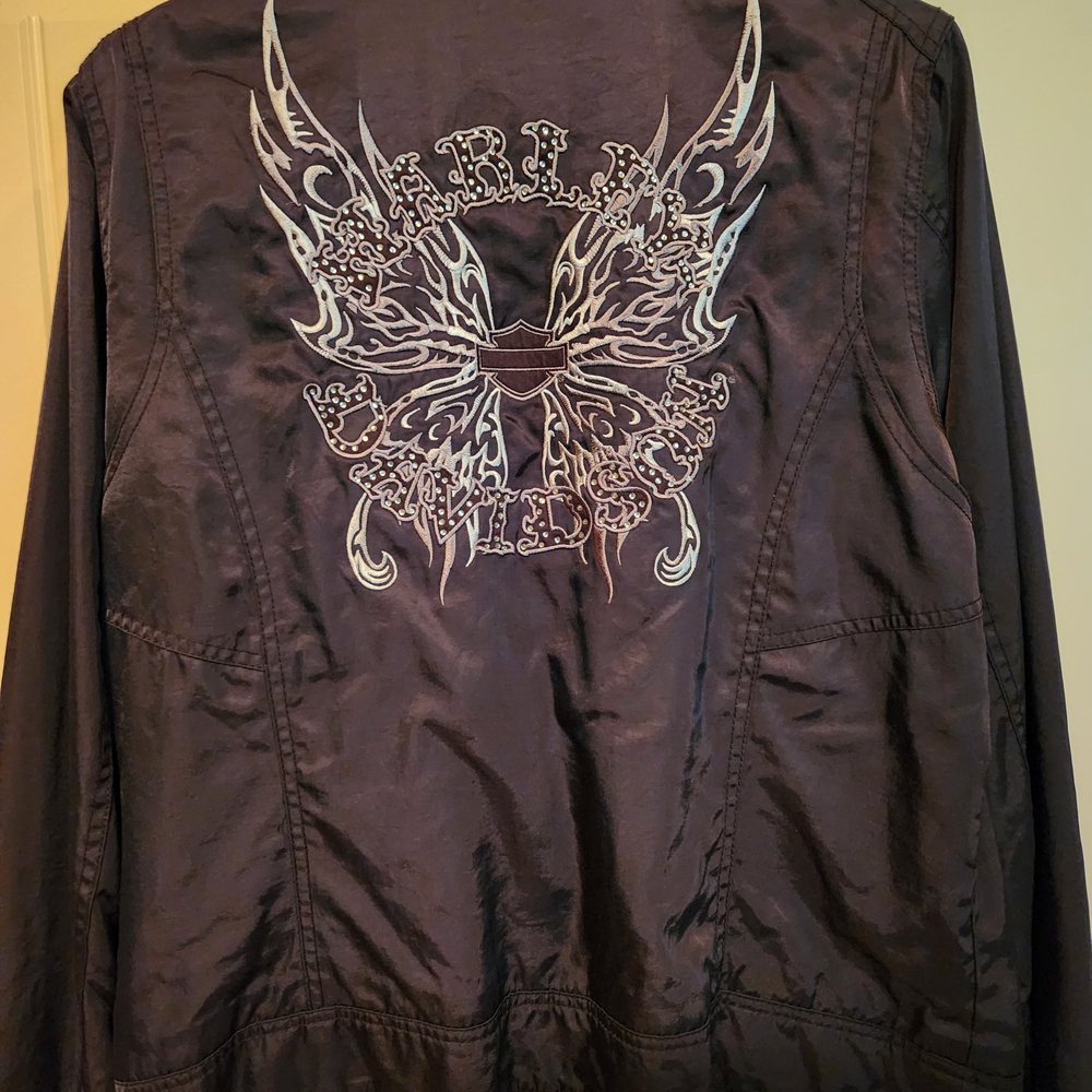 Harley-Davidson Dark Jacket with Winged Design
